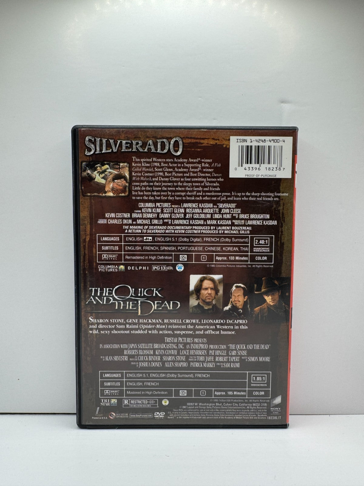 Quick and the Dead / Silverado (DVD) Western Movie Collection