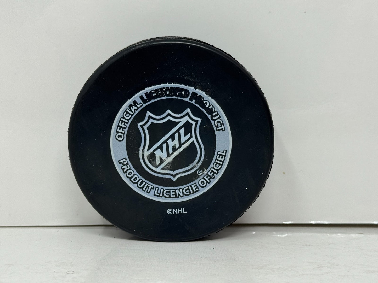 Phillip Danault Chicago Blackhawks Signed NHL Autograph Puck Gold Auto