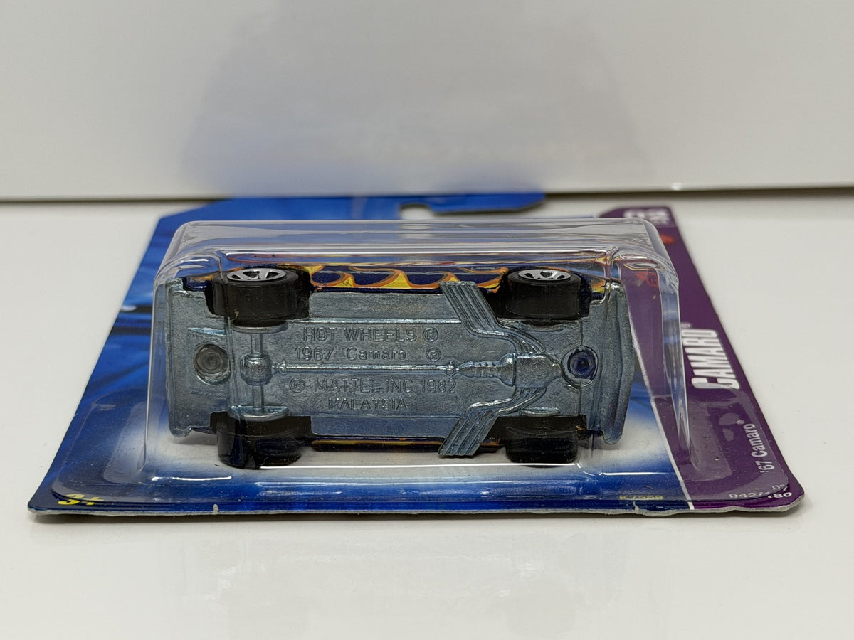 Hot Wheels Camaro 1967 Chevrolet Camaro 1:64 Diecast Blue Flame
