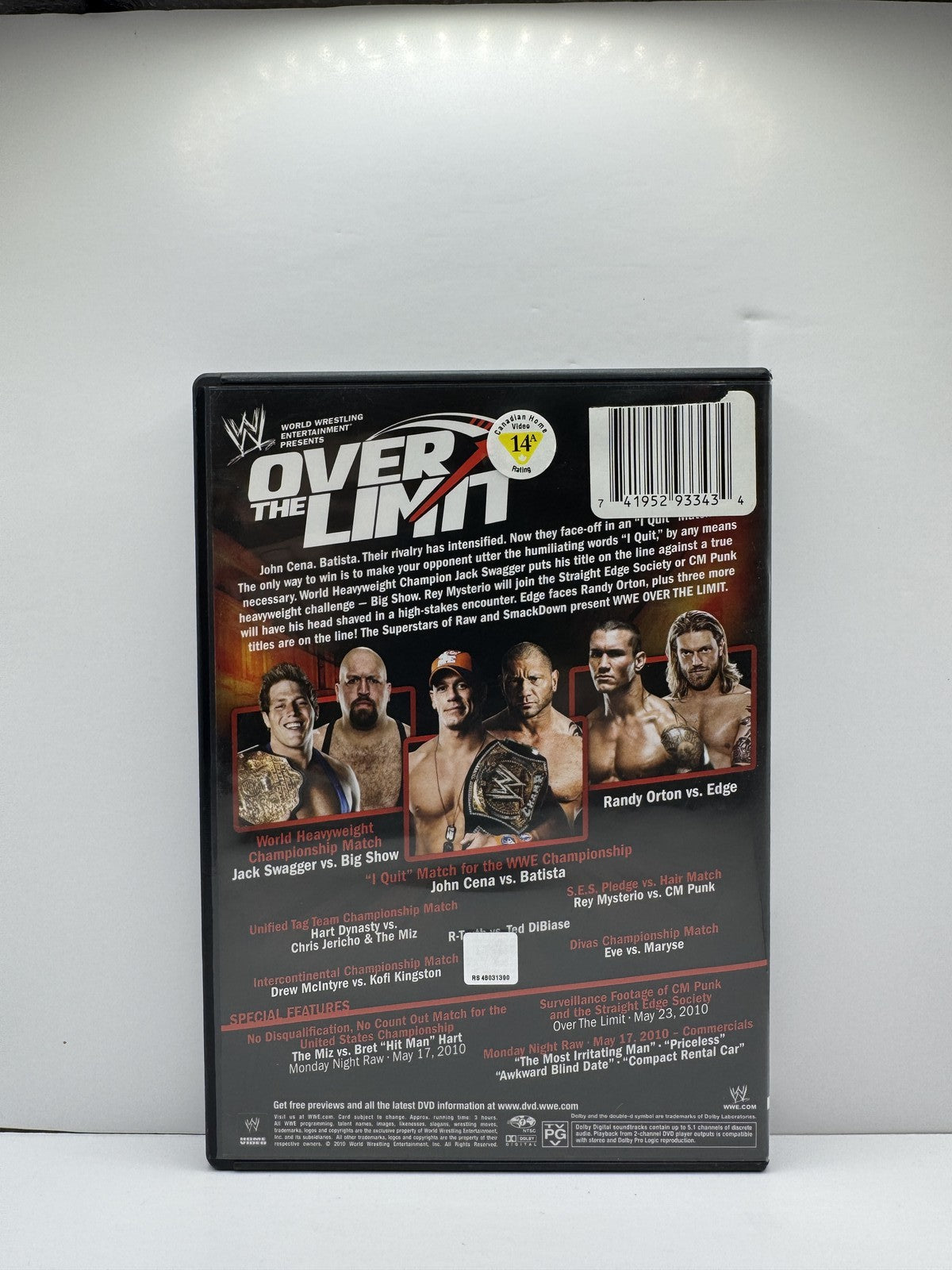 WWE Over the Limit 2010 (DVD) WWE Wrestling