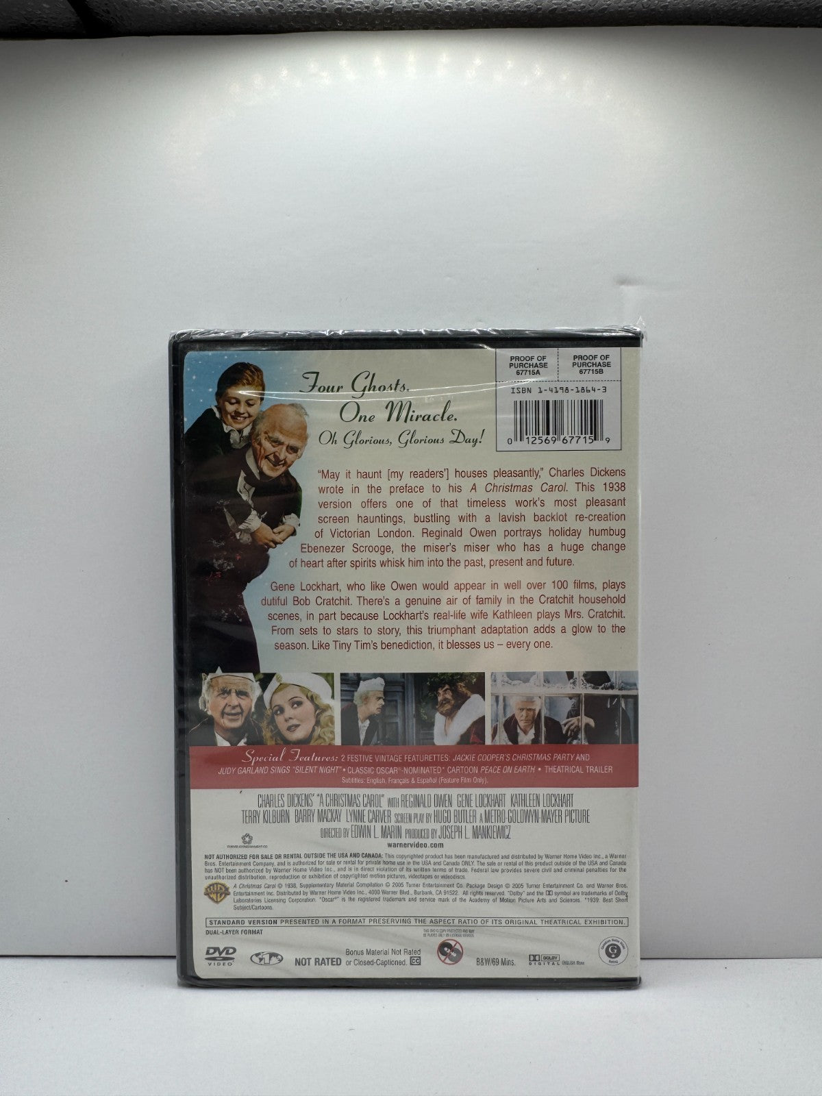 A Christmas Carol (DVD) Reginald Owen Drama Sealed