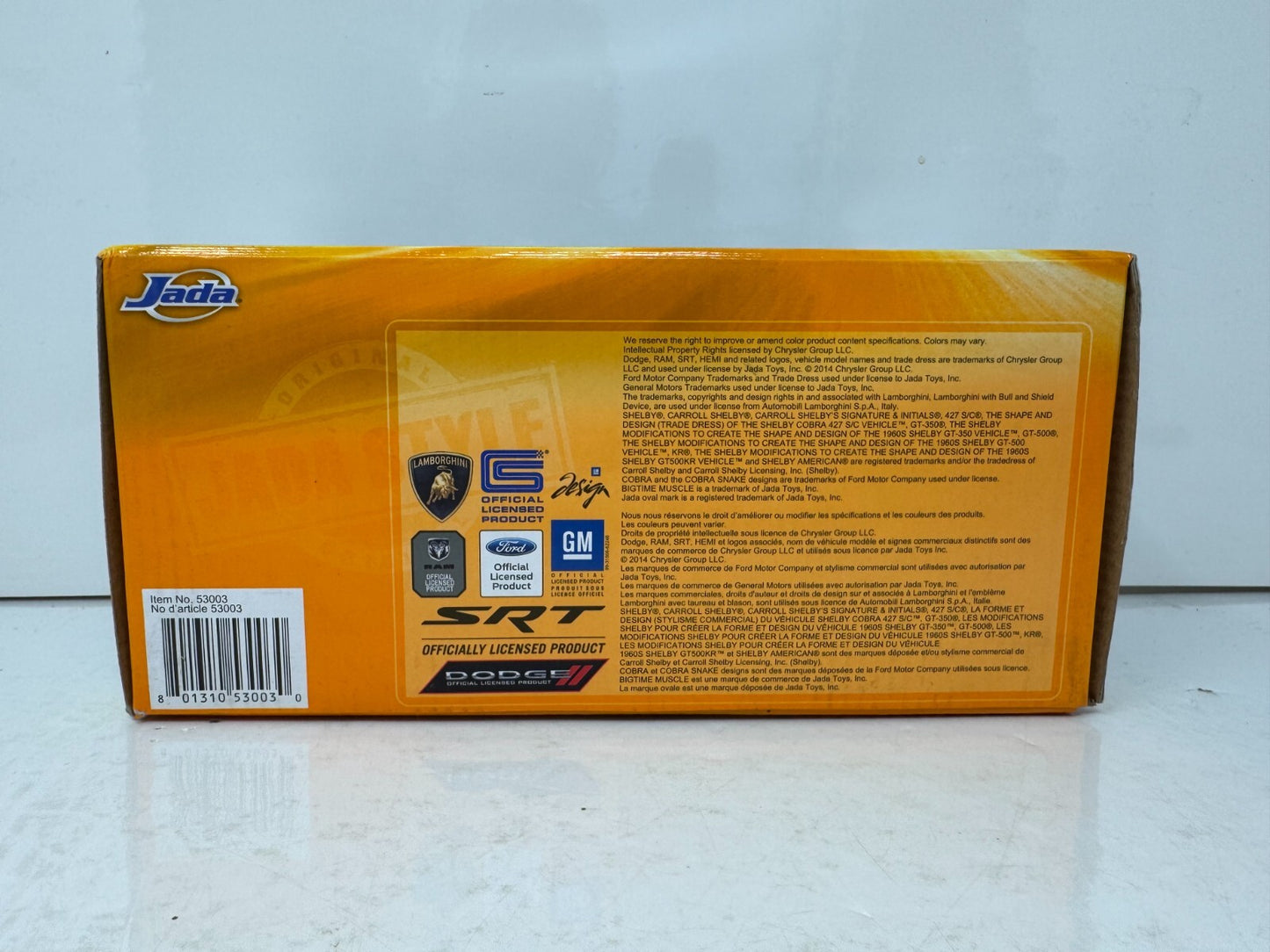 Jada Bigtime Muscle 1969 Chevrolet Corvette Stingray ZL-1 1:24 Diecast