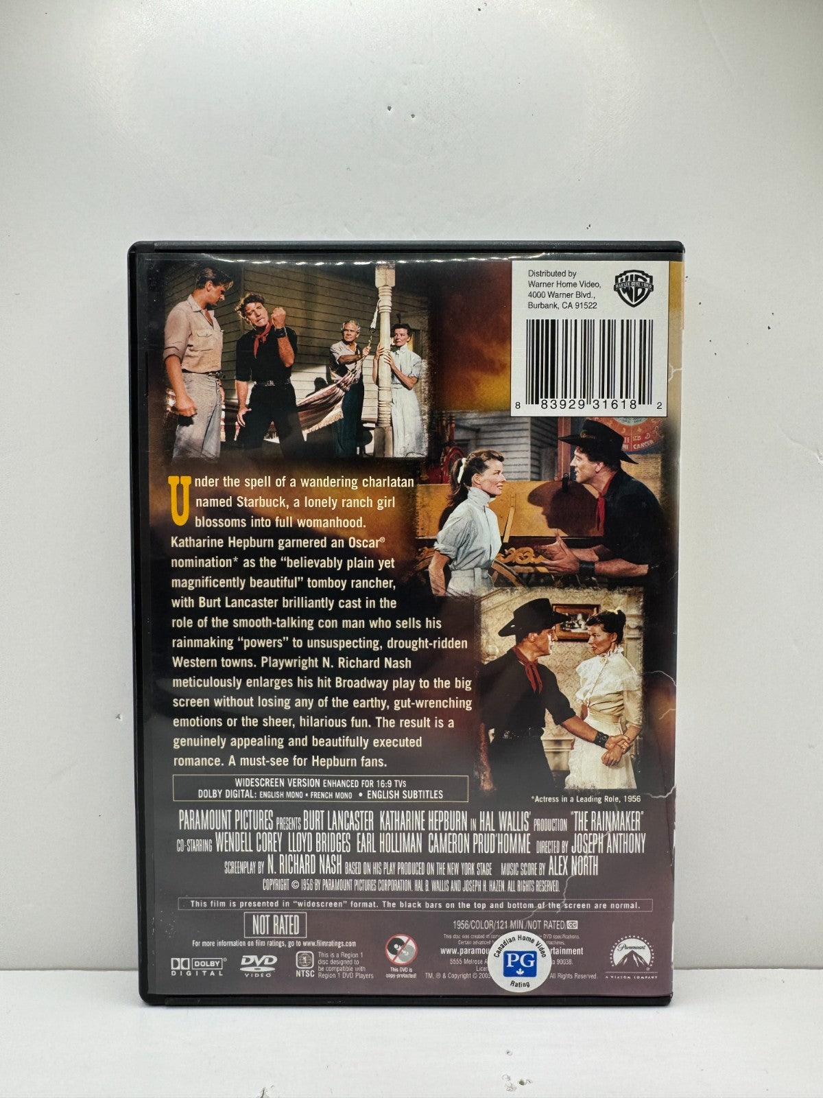 The Rainmaker (DVD) Burt Lancaster Drama