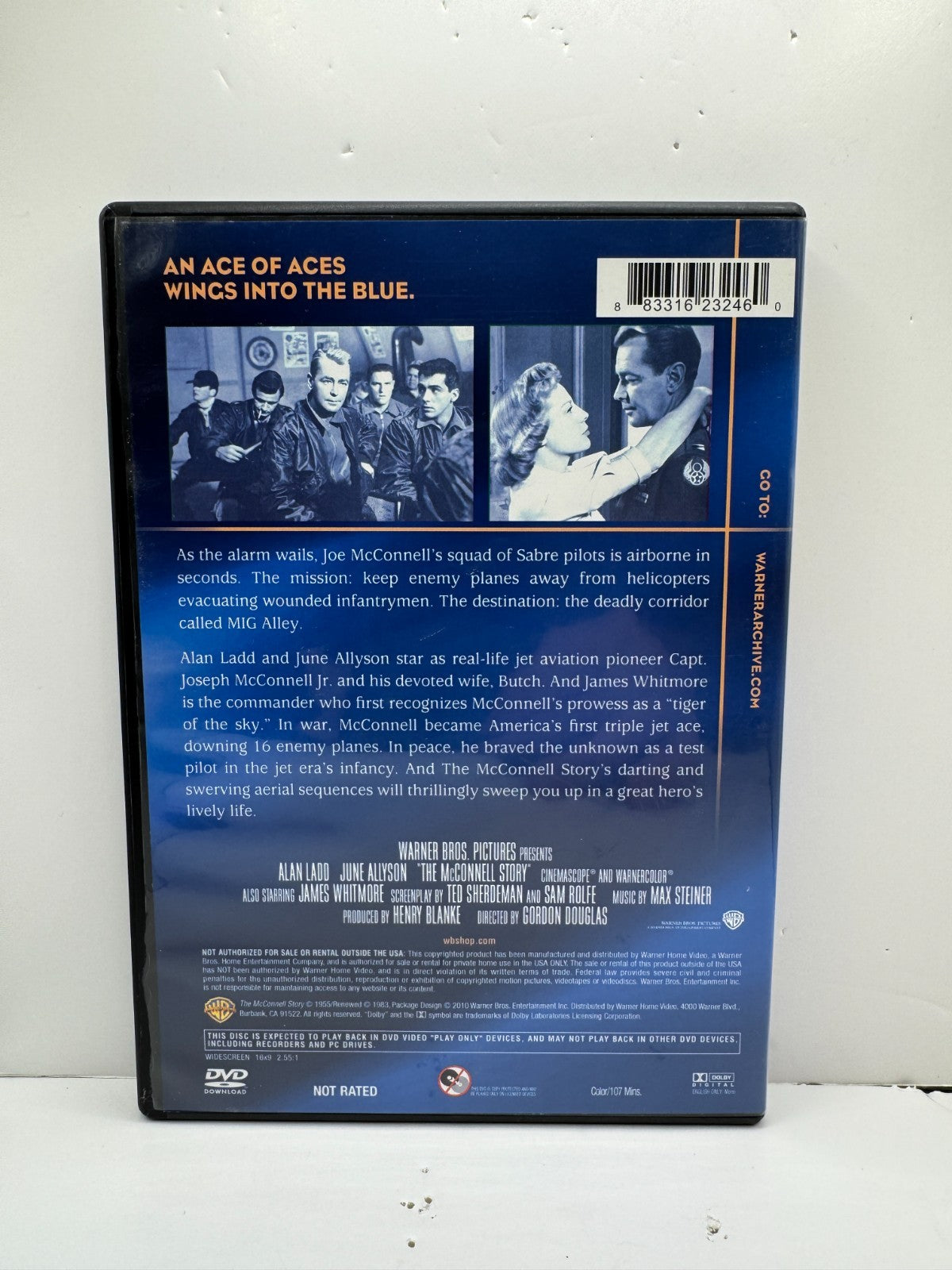 The McConnell Story (DVD) Alan Ladd Drama