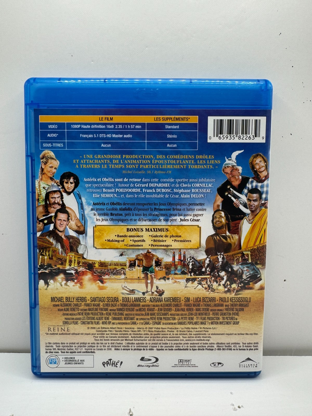 Asterix at the Olympic Games (Blu-ray) Gérard Depardieu Comedy Good Condition!!!