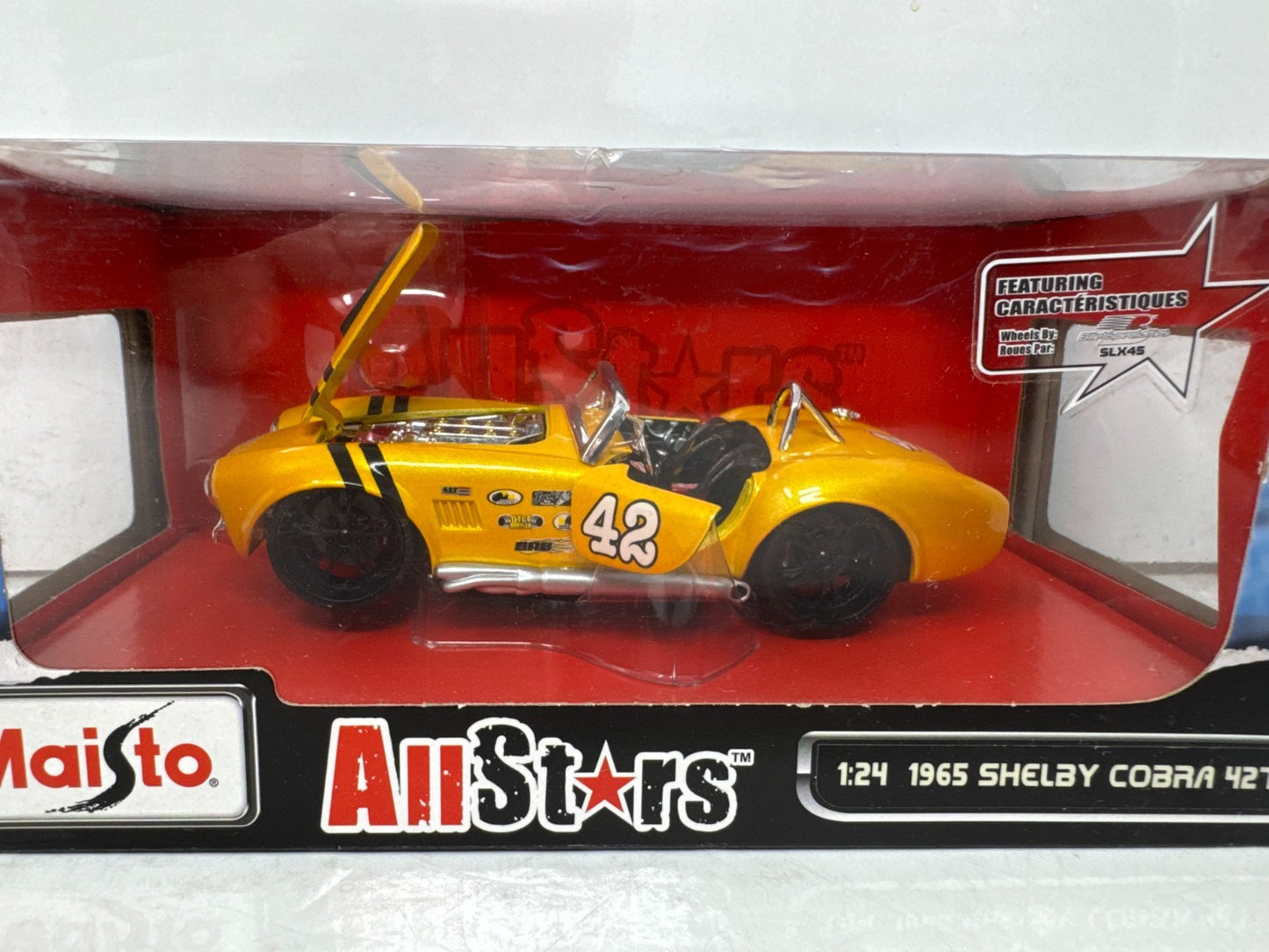 Maisto All Stars 1965 Shelby Cobra 427 1:24 Diecast