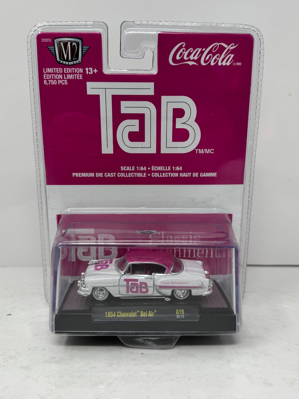 M2 Machines Tab 1954 Chevrolet Bel Air 1:64 Diecast