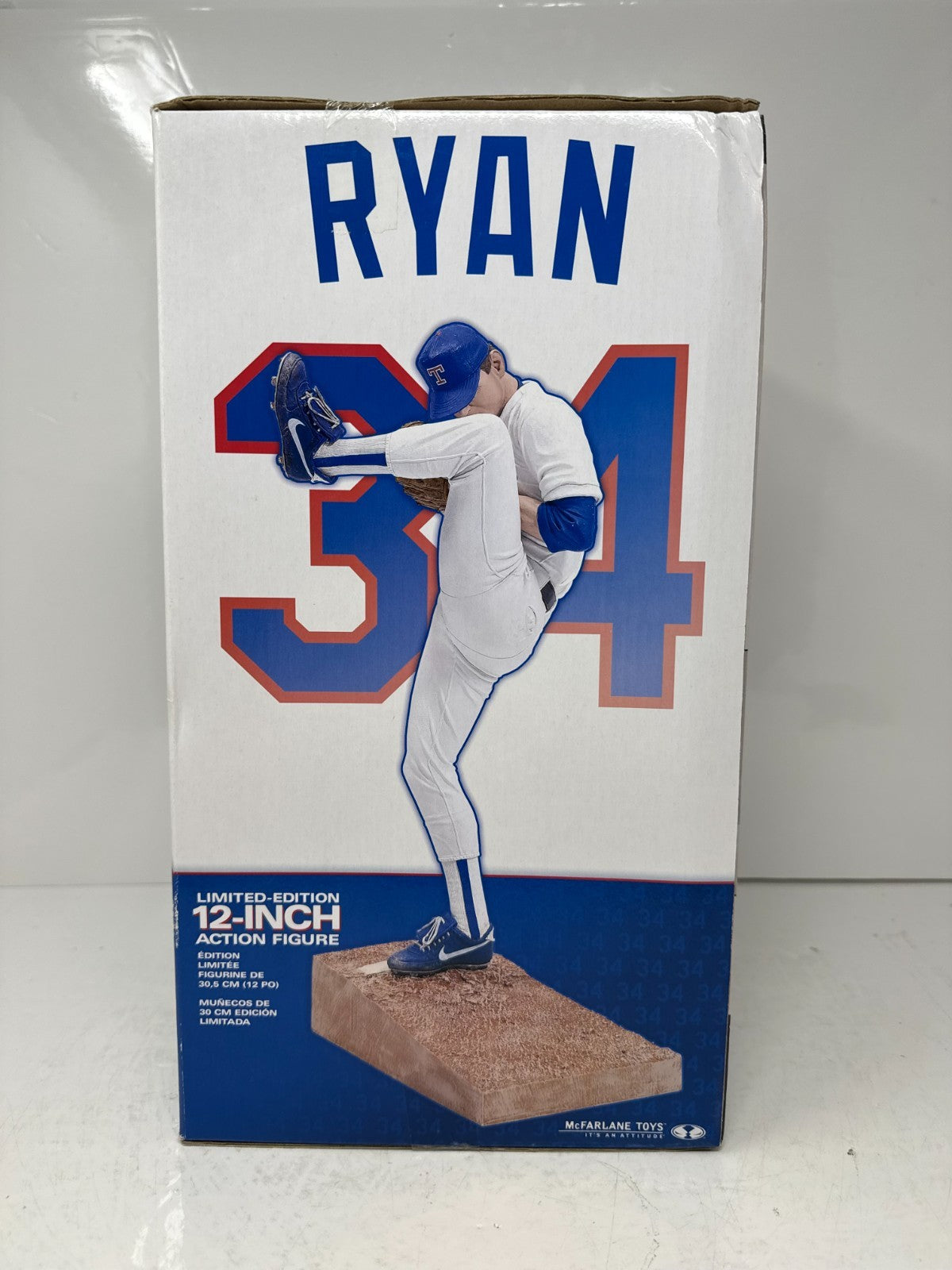 McFarlane MLB Nolan Ryan Texas Rangers 12" Inch Baseball Figure