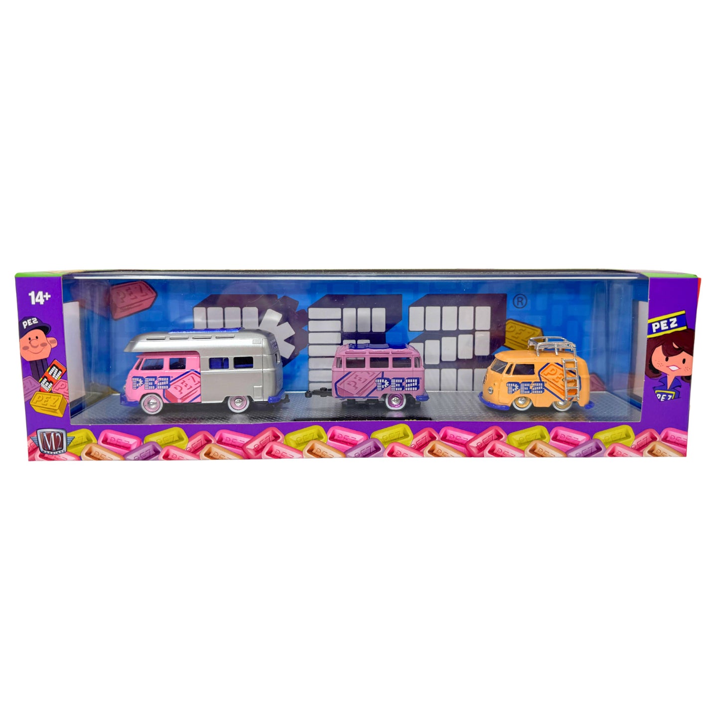 M2 Machines 1959 VW Double Cab Truck US Model & 1960 Delivery Van 1:64 Diecast