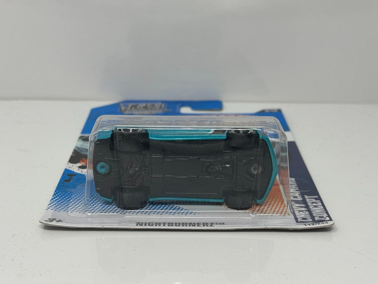 Hot Wheels Nightburnerz Chevy Camaro Concept 1:64 Diecast Factory Sealed Teal