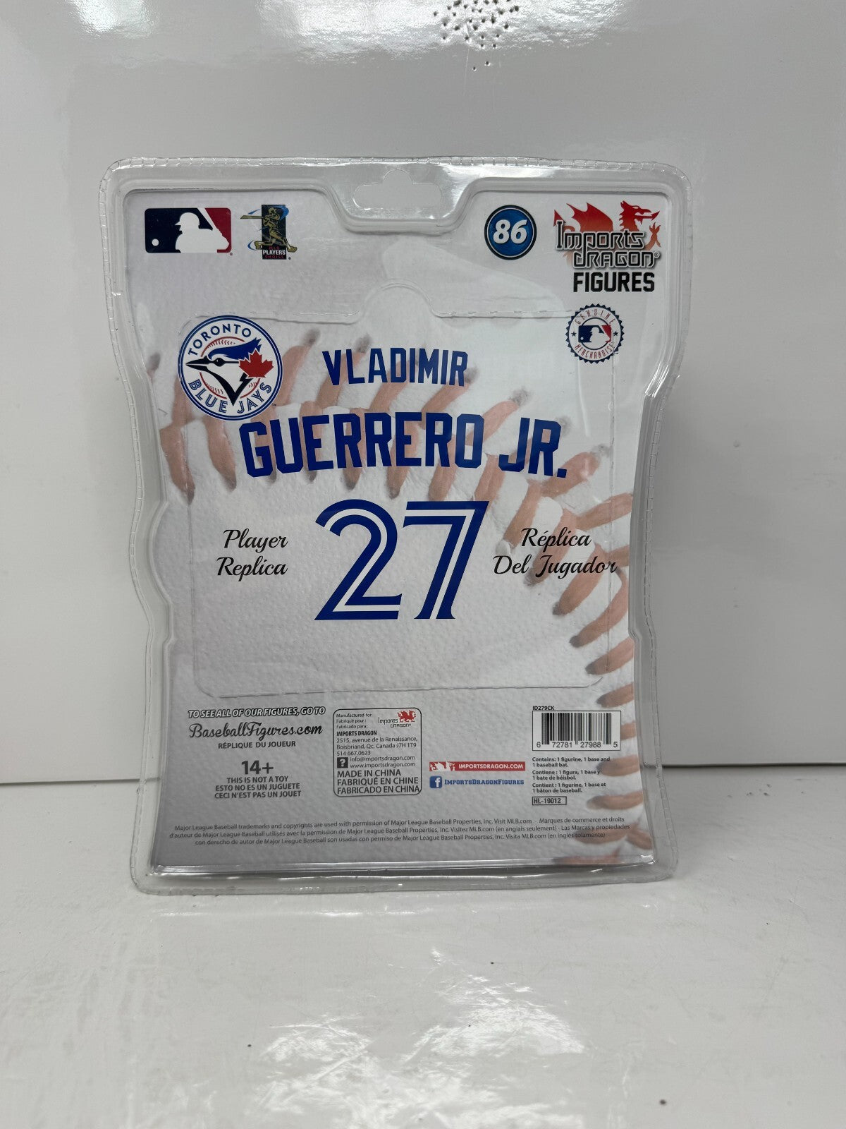 Imports Dragon MLB Vladimir Guerrero Jr. Toronto Blue Jays Figure
