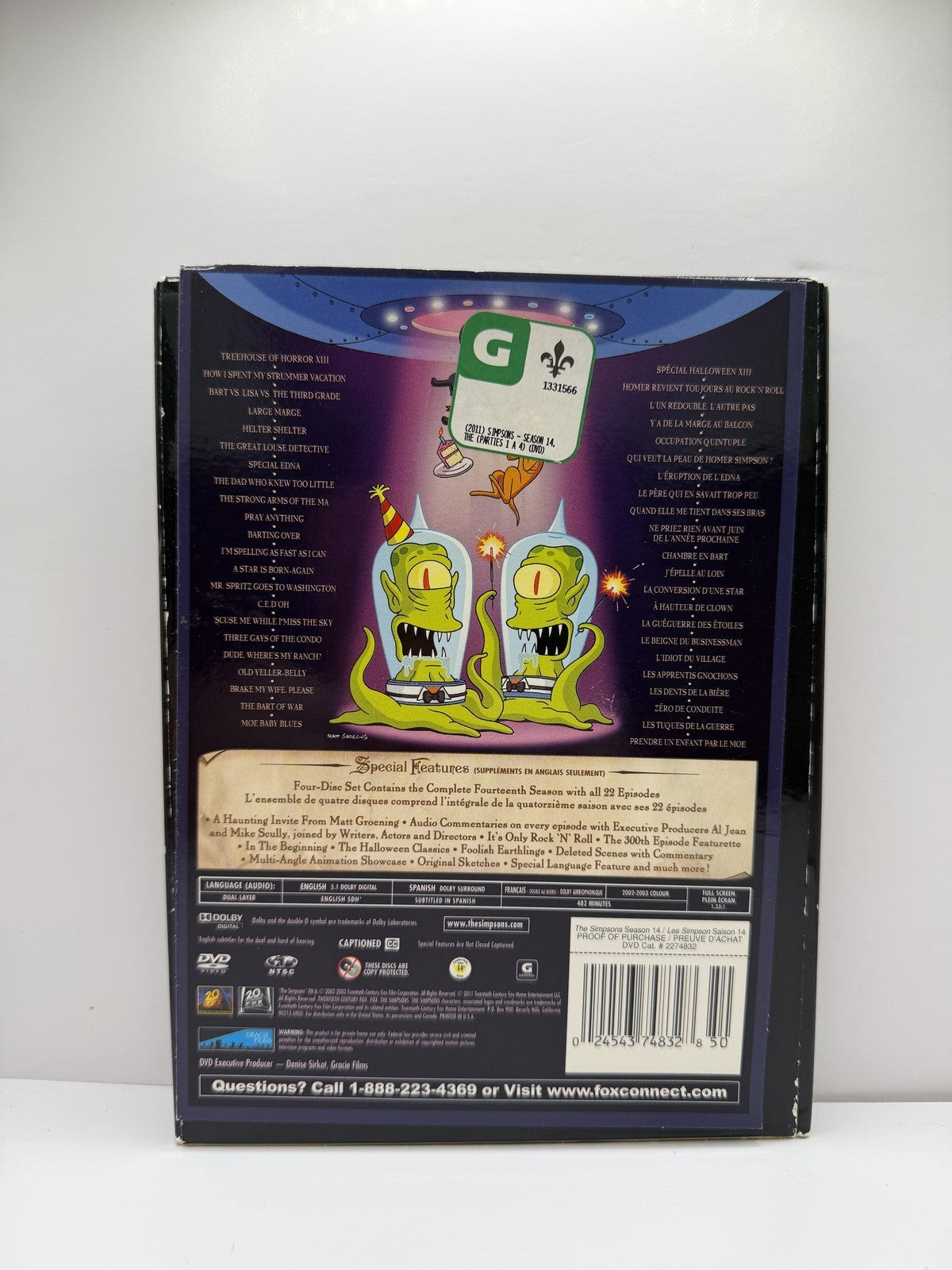 Simpsons Season 14 (DVD) Simpsons Animation