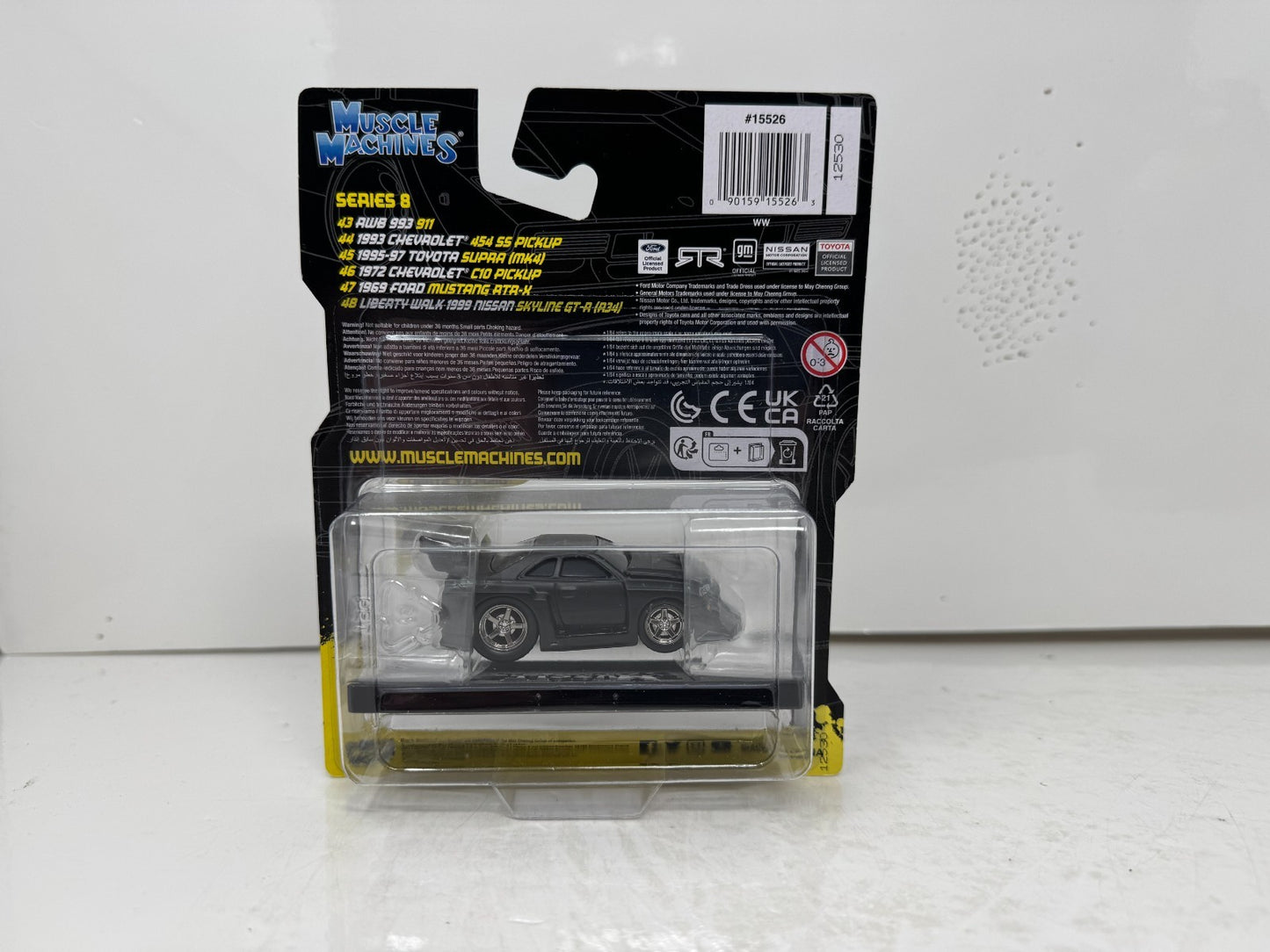 Muscle Machines Liberty Walk 1999 Nissan Skyline GT-R R34 1:64 Diecast
