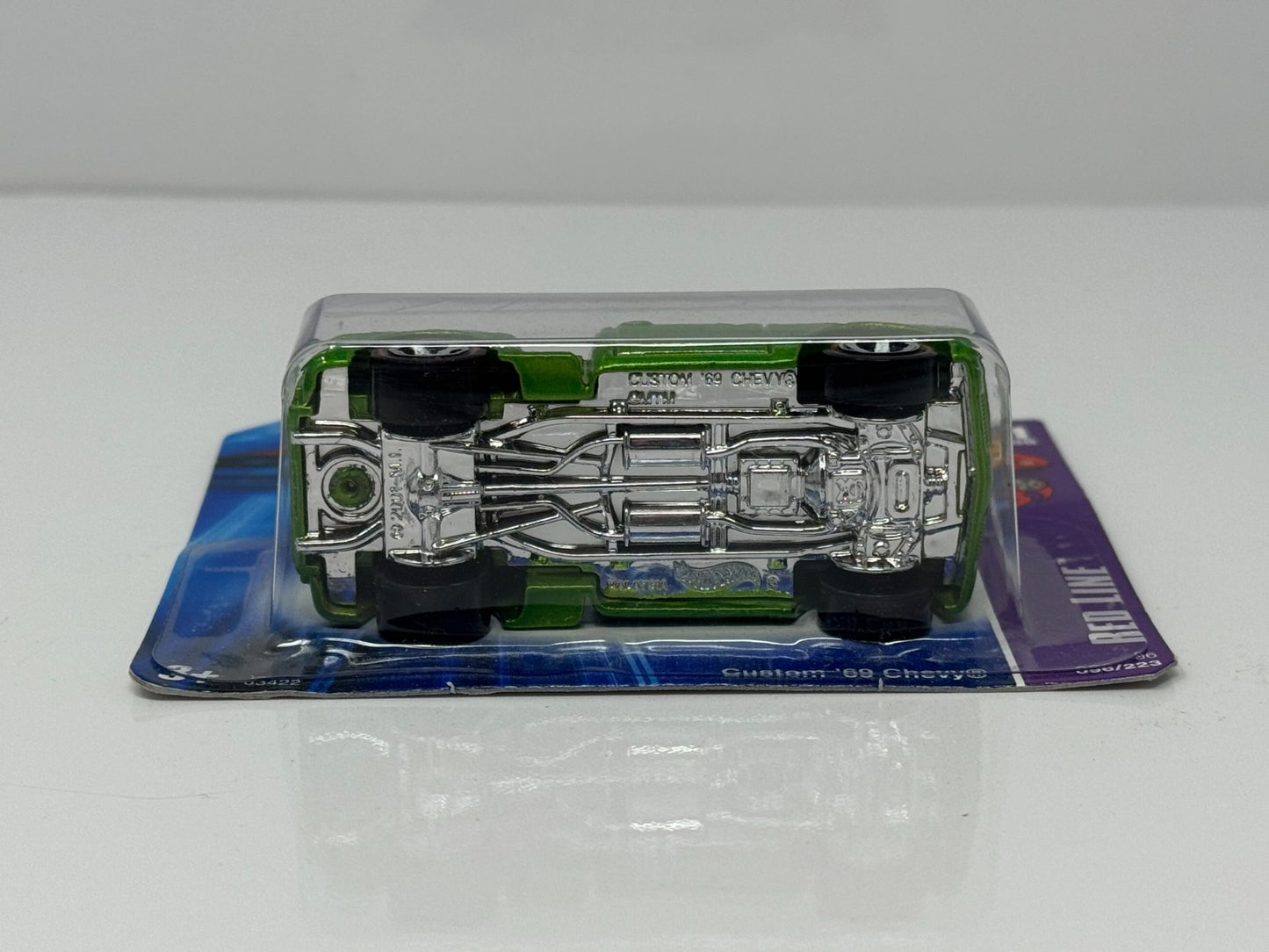 Hot Wheels Red Line Custom 1969 Chevy Pickup 1:64 Diecast Short Card