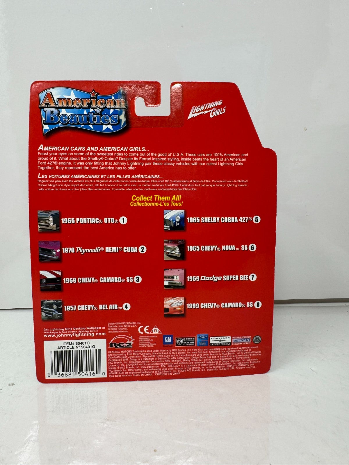 Johnny Lightning American Beauties 1999 Chevy Camaro SS 1:64 Diecast