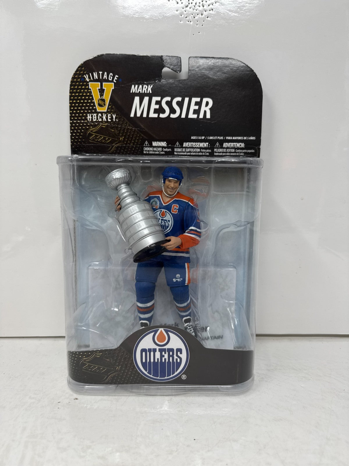 Mcfarlane NHL Legends Series 7 Mark Messier Edmonton Oilers (Blue) Jersey Figure