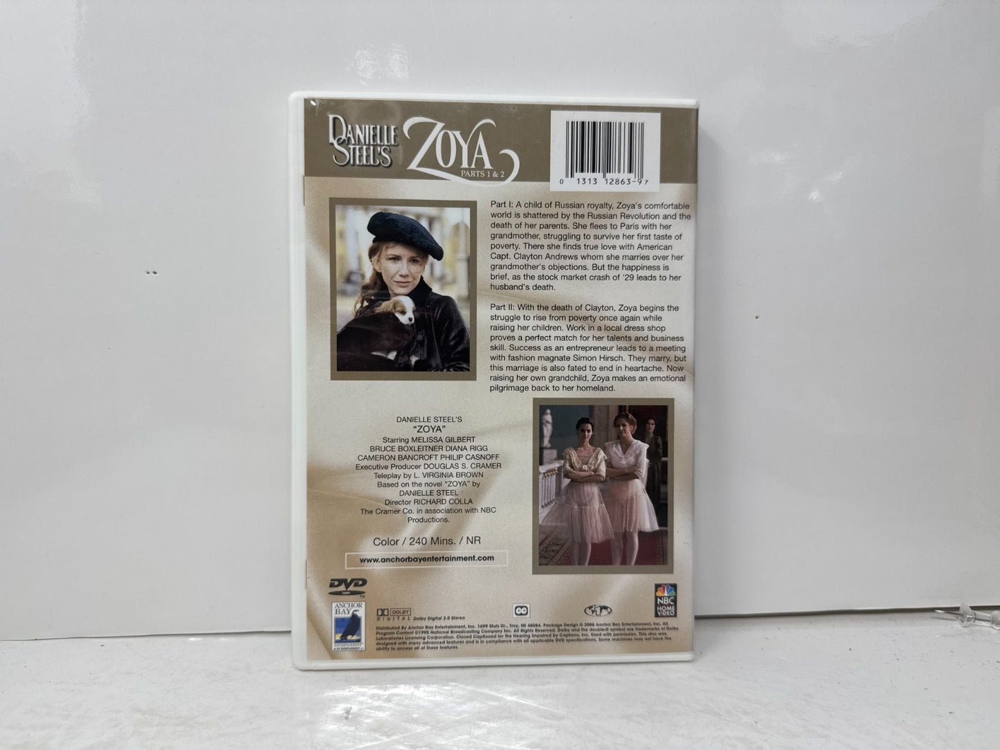 Danielle Steel's Zoya Parts 1&2 (DVD) Romance Good Condition!!!