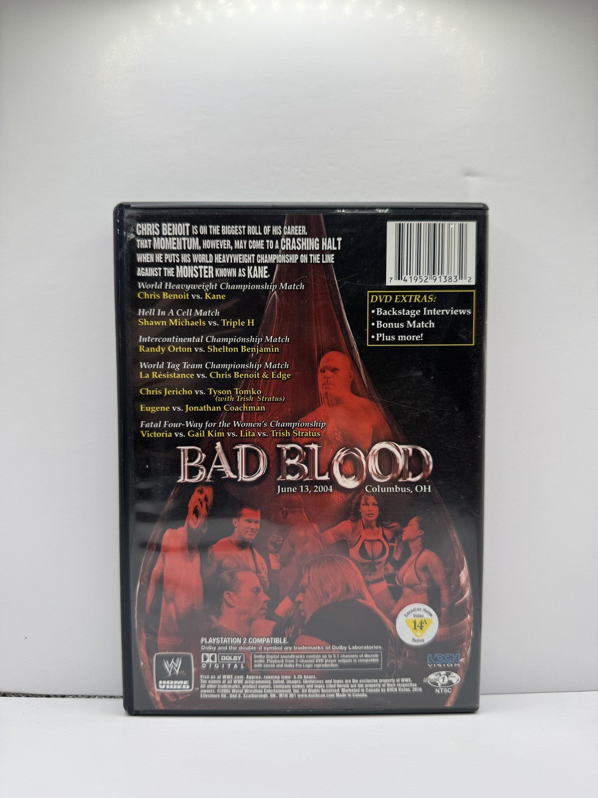 WWE Bad Blood 2004 (DVD) WWE Wrestling