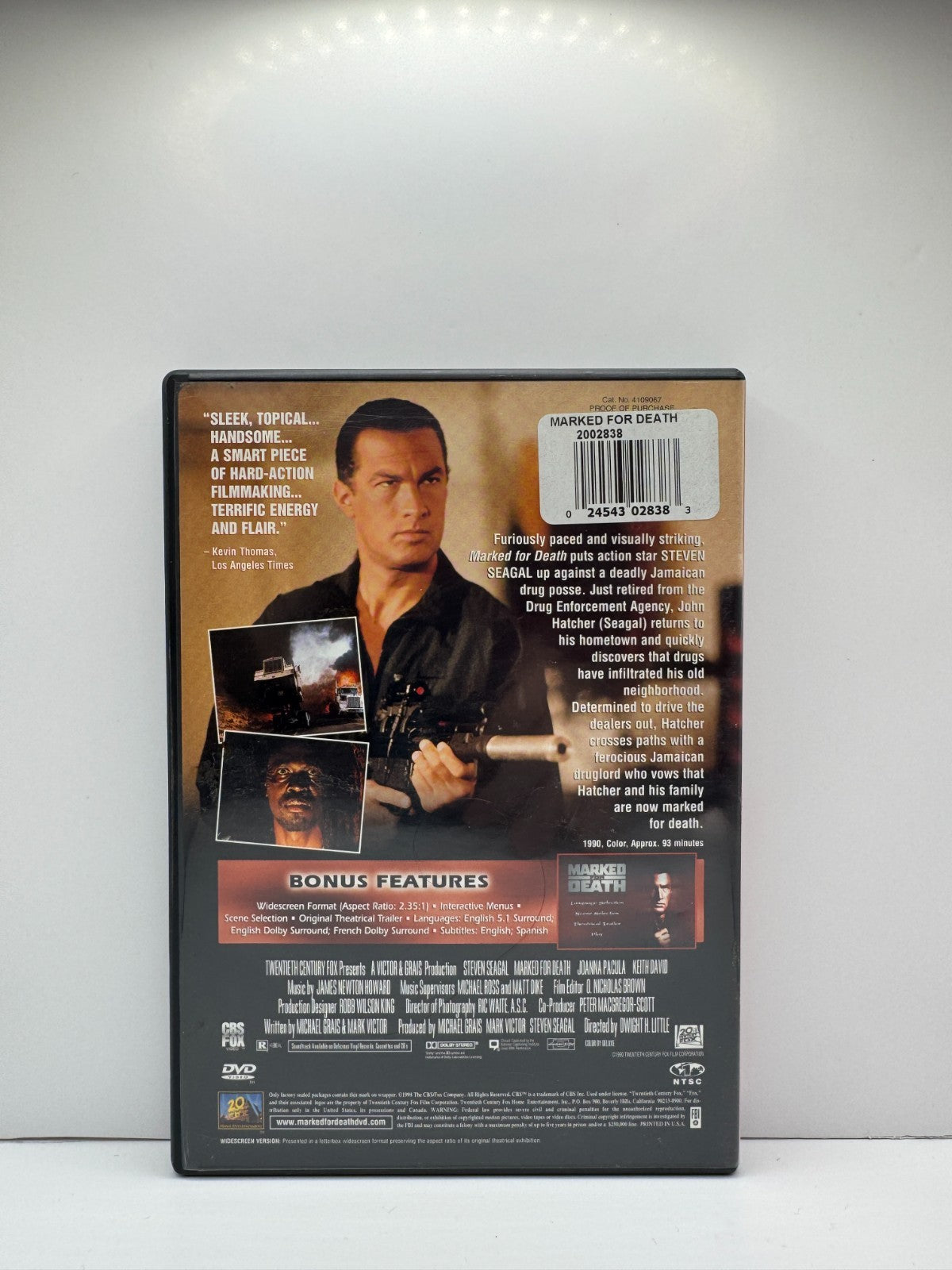 Marked for Death (DVD) Steven Seagal Action