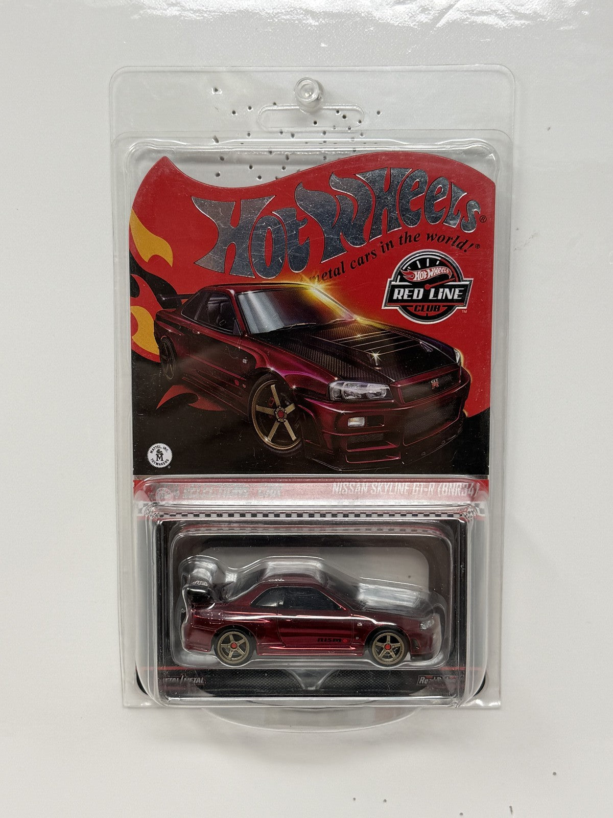 Hot Wheels RLC Red Line Club Selections Nissan Skyline GT-R BNR34 1:64 Diecast