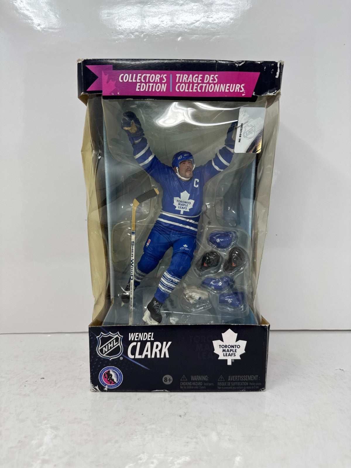 McFarlane NHL Wendel Clark Toronto Maple Leafs Canadian Tire Series 1 Figure
