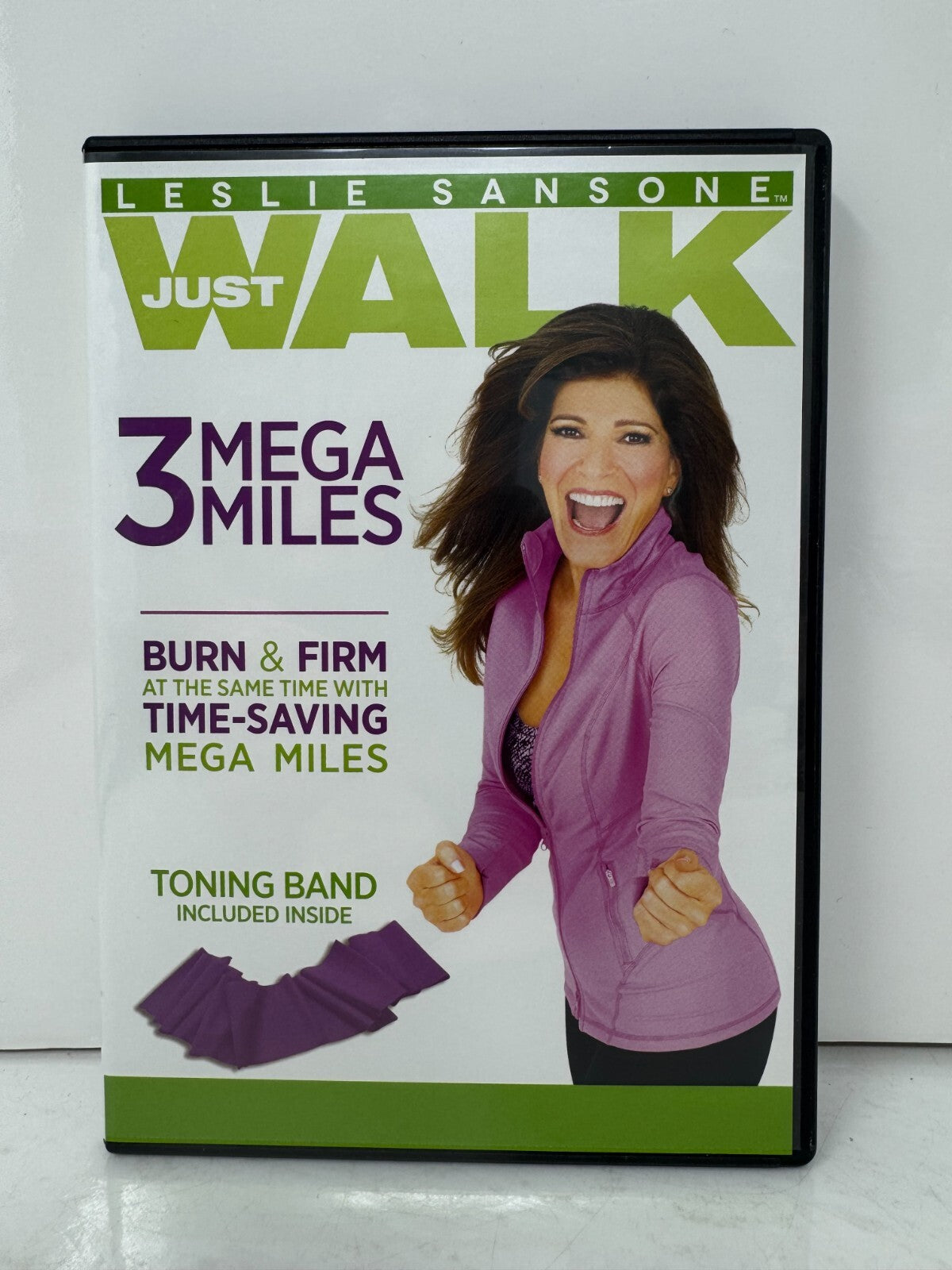 Leslie Sansone: Just Walk - 3 Mega Miles - (DVD) Fitness Good Condition!!!