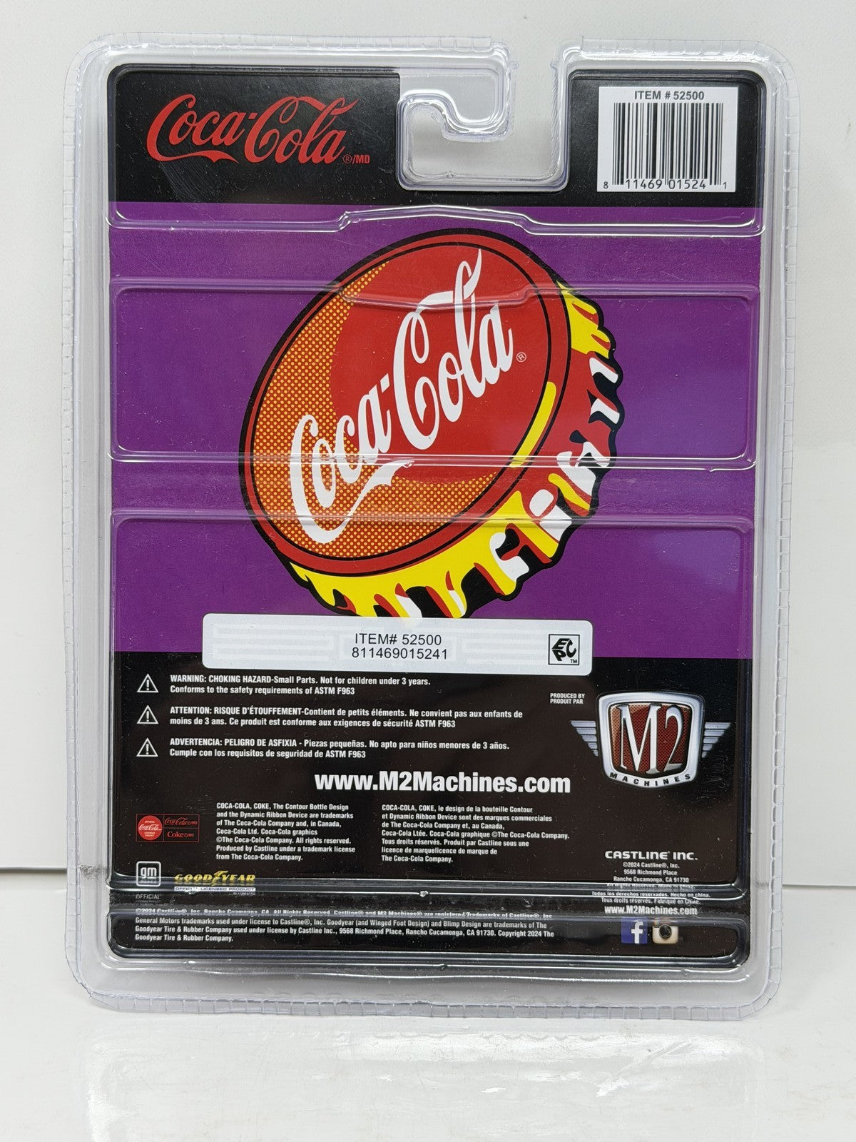 M2 Machines Coca-Cola Pop! 1955 Chevrolet Bel Air Hardtop Custom 1:64 Diecast