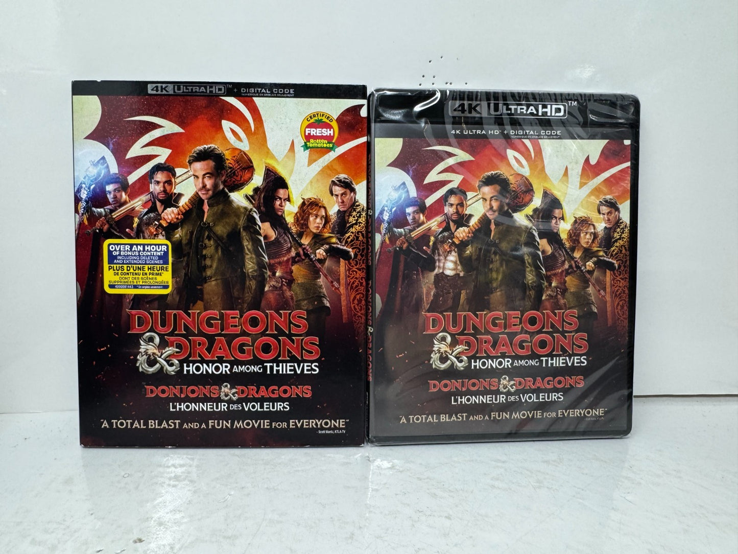 Dungeons & Dragons: Honor Among Thieves (4K UHD Blu-ray) Fantasy New and Sealed!