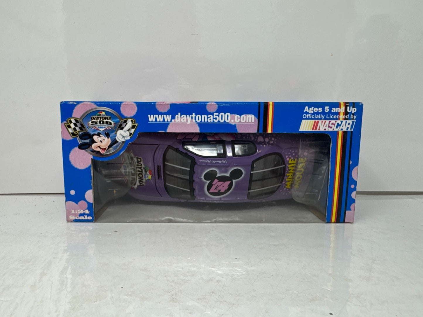 Team Caliber Pit Stop Nascar #04 Minnie Mouse Daytona 500 1:24 Diecast