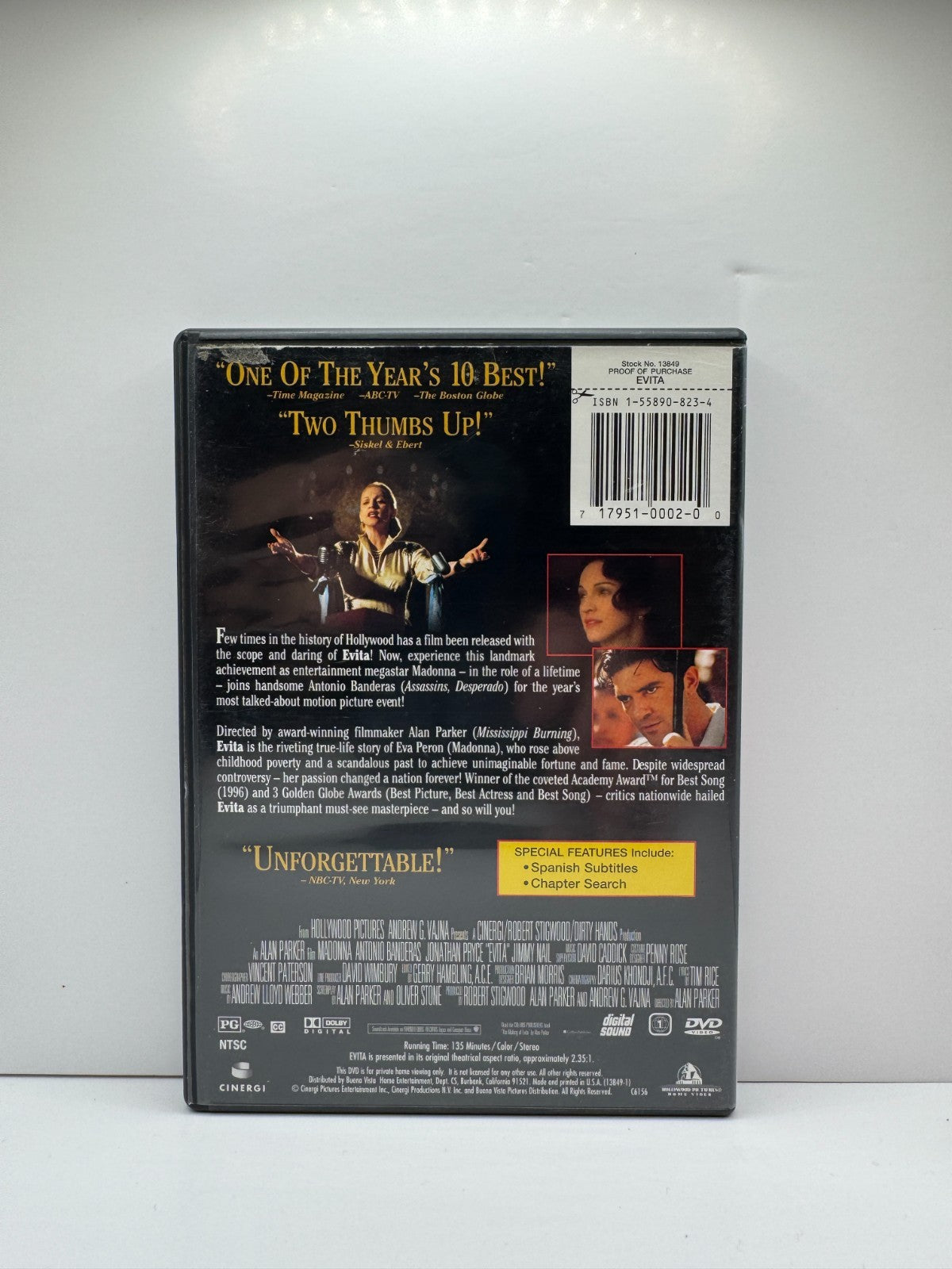 Evita (DVD) Madonna Musical