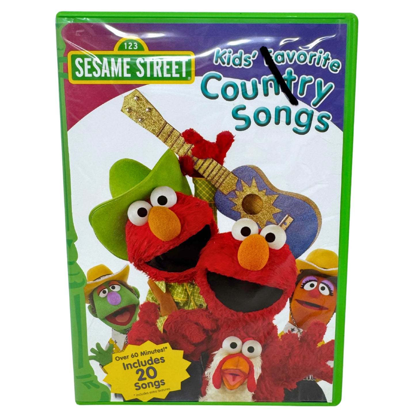 Sesame Street: Kids' Favorite Country Songs (DVD) Family Good Condition!!!