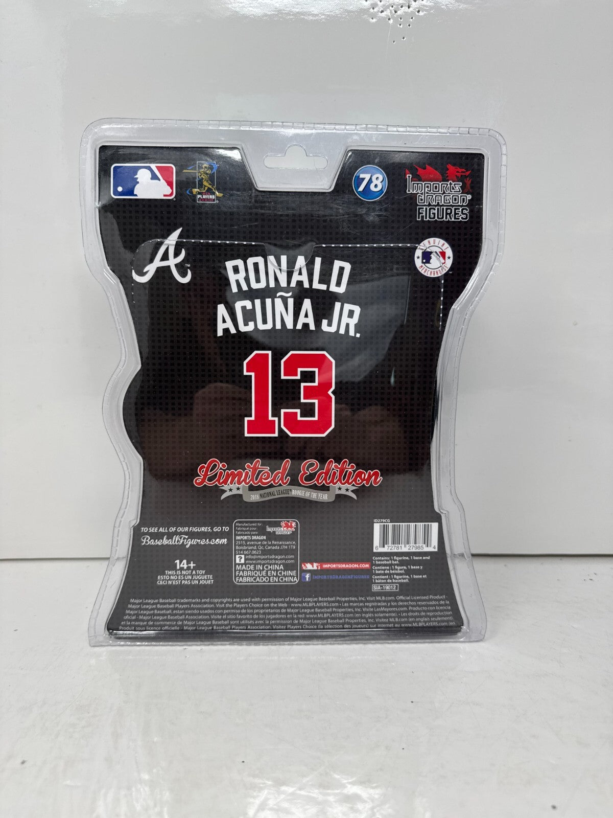 Imports Dragon MLB Ronald Acuna Jr. Atlanta Braves Limited Edition Figure