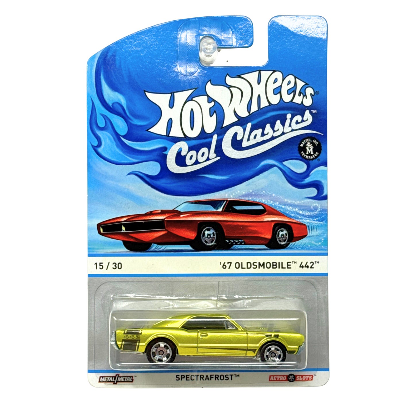 Hot Wheels Cool Classics 1967 Oldsmobile 442 Spectrafrost 1:64 Diecast