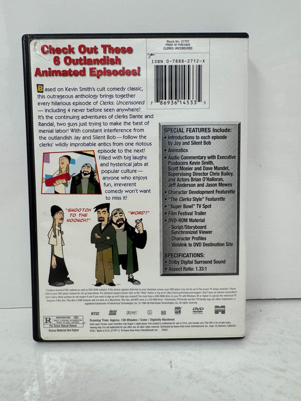 Clerks (DVD) Comedy Good Condition!!!