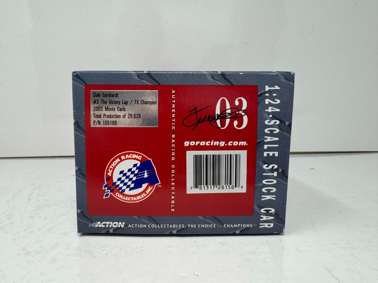 Action Nascar #3 Dale Earnhardt Sr The Victory Lap 7x Champion 2003 1:24 Diecast