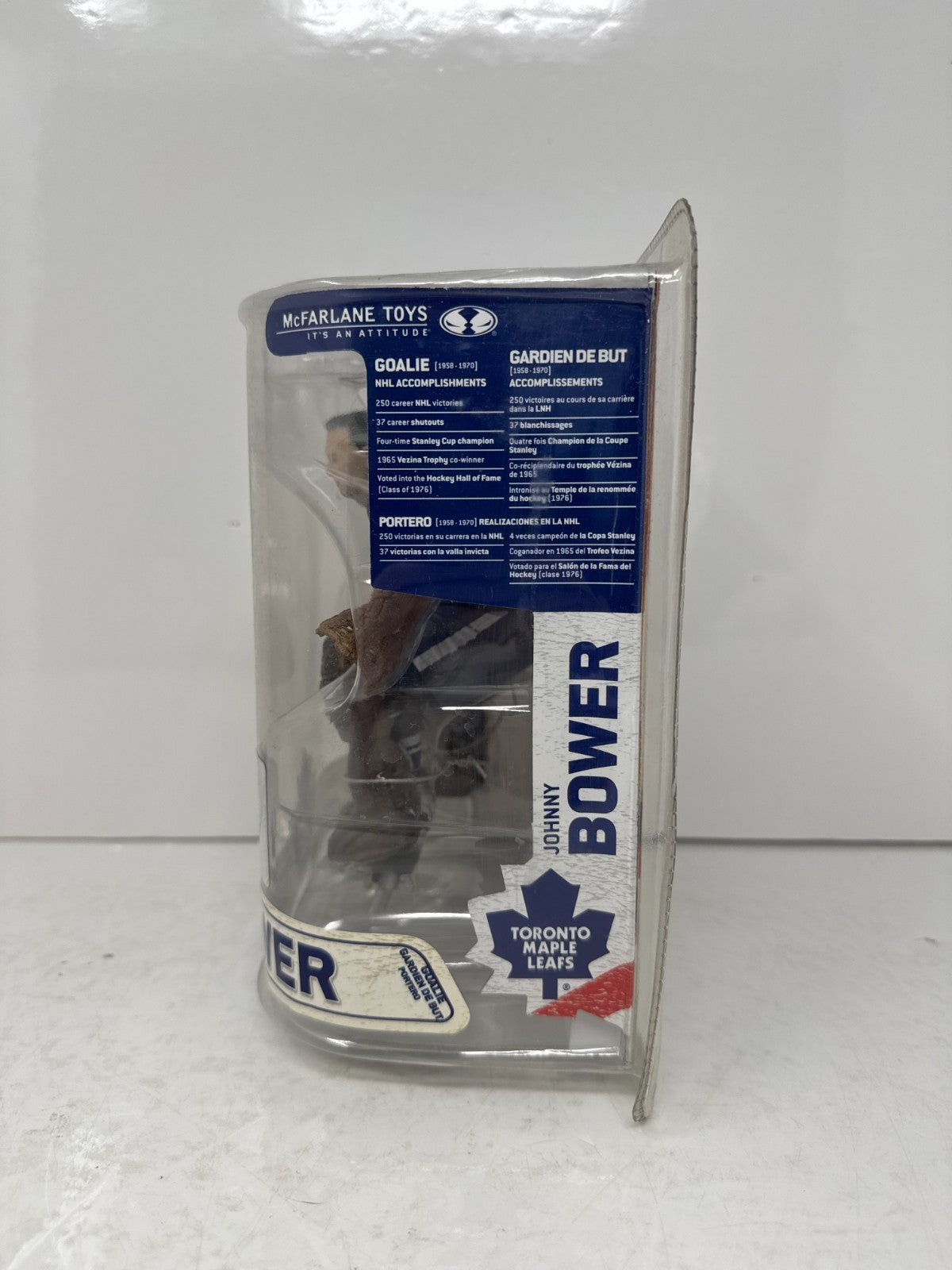 McFarlane NHL Legends Series 6 Johnny Bower Toronto Maple Leafs Action Figure