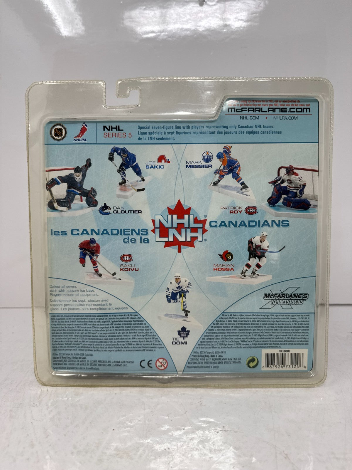 McFarlane NHL Tie Domi Toronto Maple Leafs Series 5 Figure