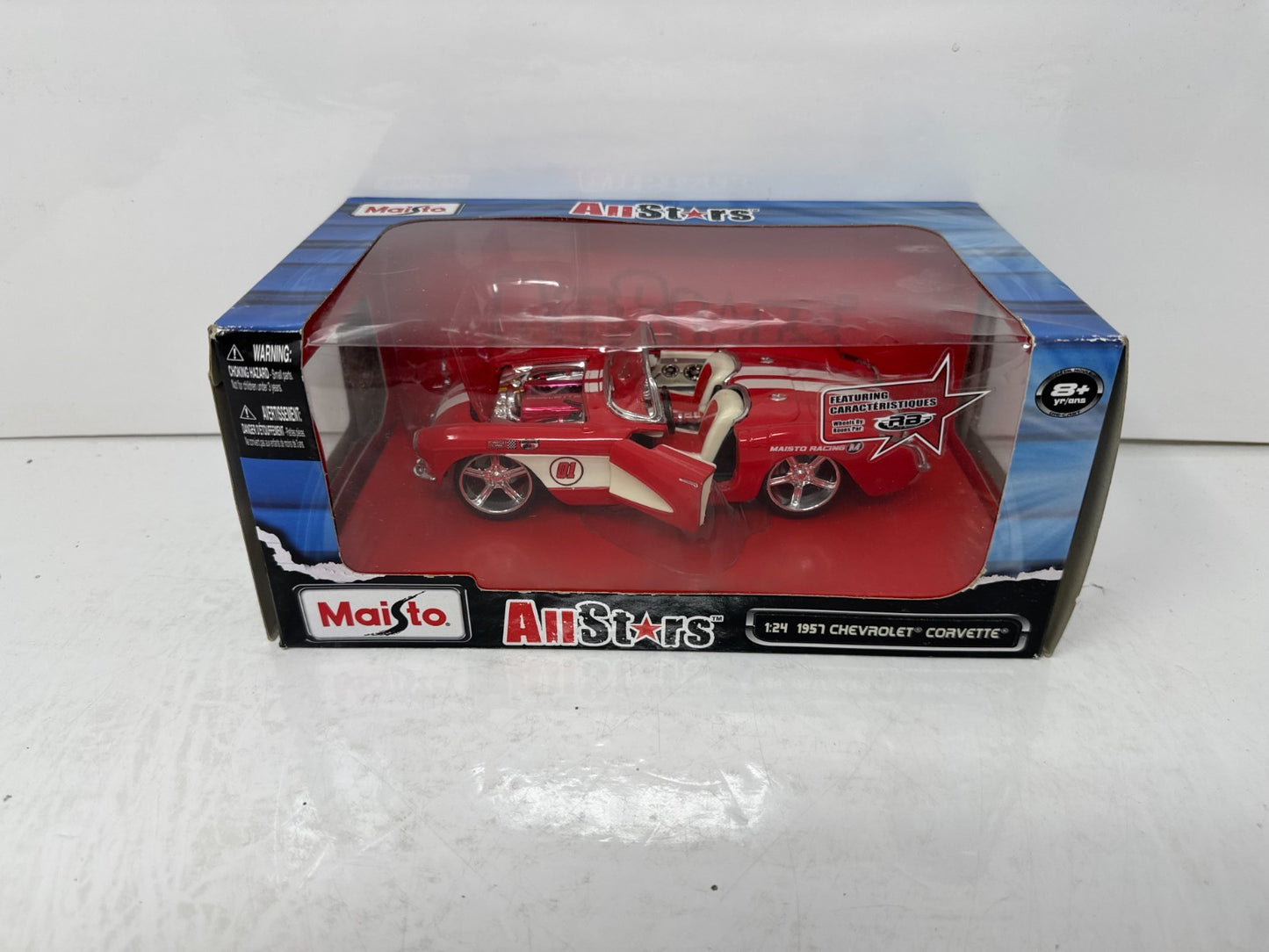 Maisto All Stars 1957 Chevrolet Corvette 1:24 Diecast