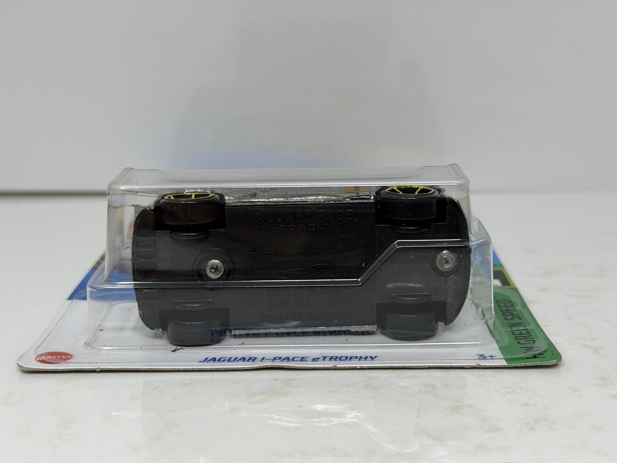 Hot Wheels ZAMAC HW Green Speed Jaguar I-Pace eTrophy 1:64 Diecast