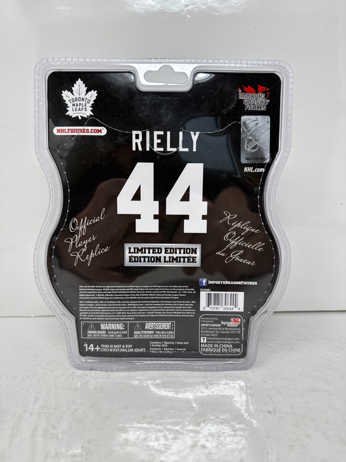 Imports Dragon NHL Morgan Reilly Toronto Maple Leafs Limited Edition Figure