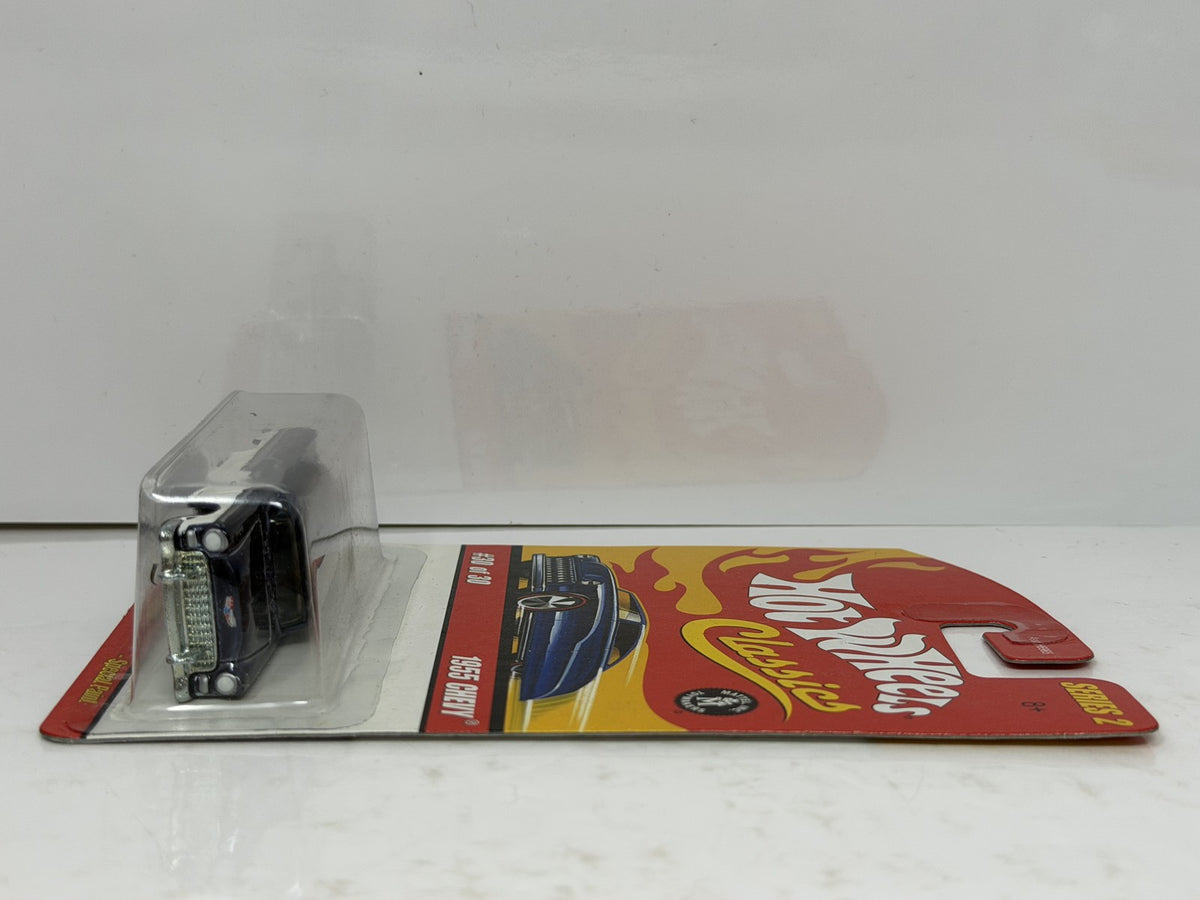 Hot Wheels Classics Series 2 1955 Chevy 1:64 Diecast Black White V2