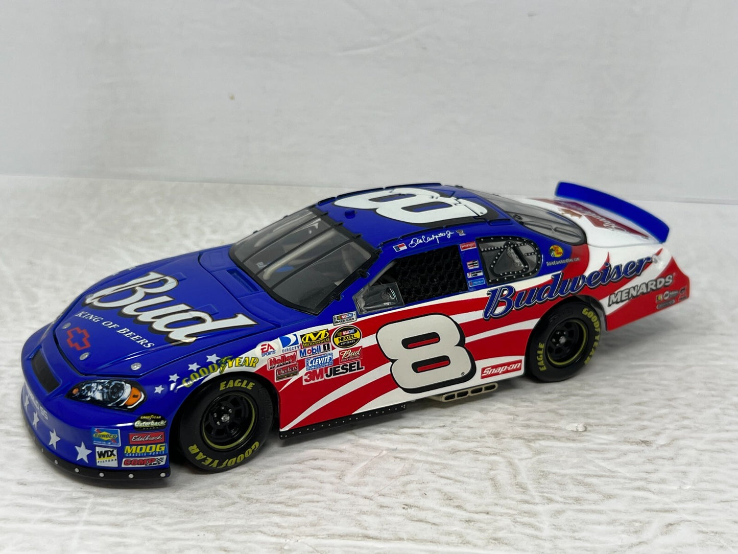 Motorsports Authentics #8 Dale Earnhardt Jr. Bud Stars and Stripes 1:24 Diecast