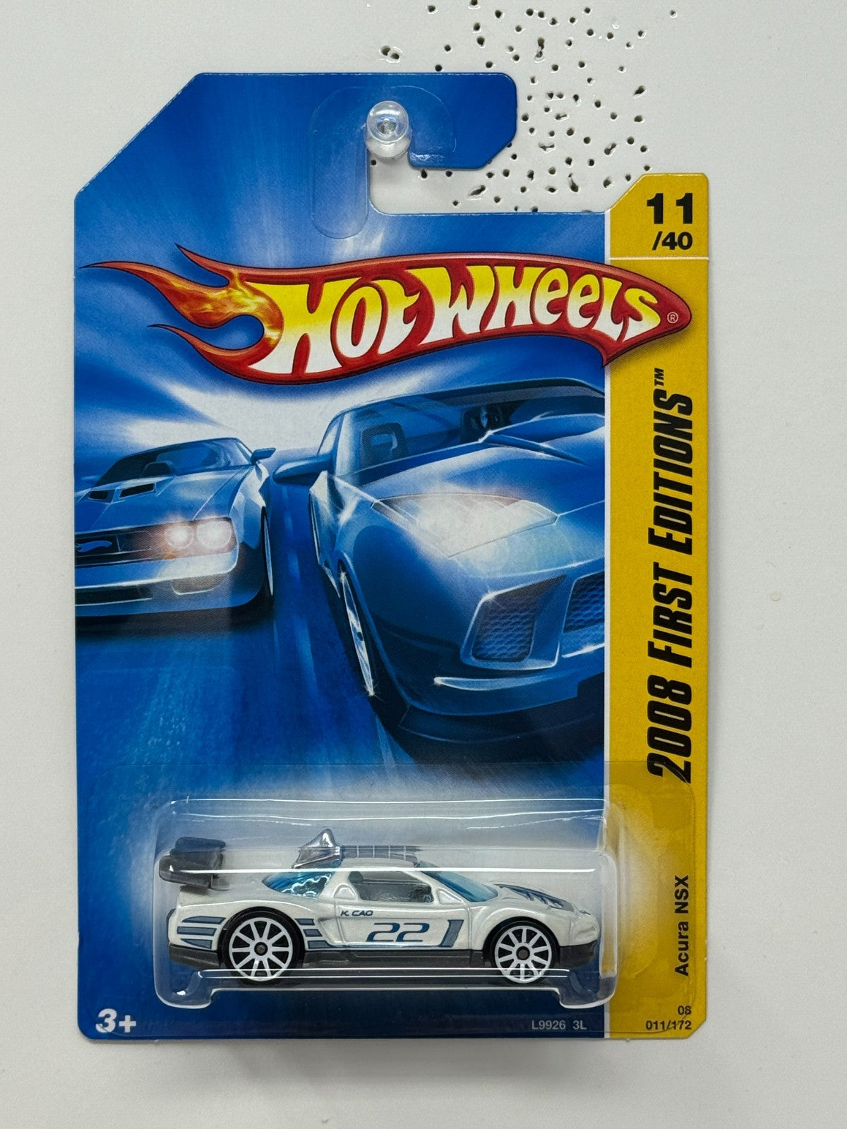 Hot Wheels 2008 First Editions Acura NSX 1:64 Diecast White