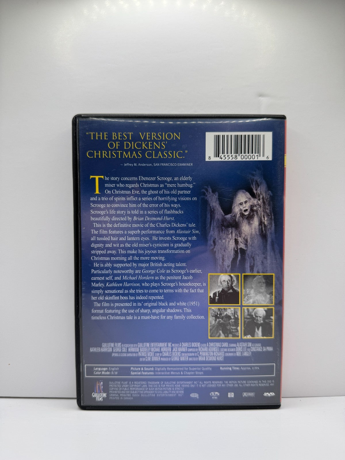 A Christmas Carol (DVD) Alastair Sim Drama