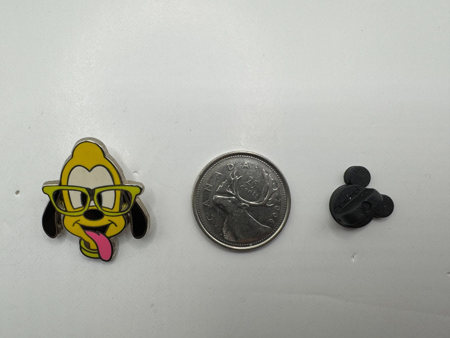 Disney Pluto with Glasses Nerds Rock Head Collection Trading Pin DC1S10