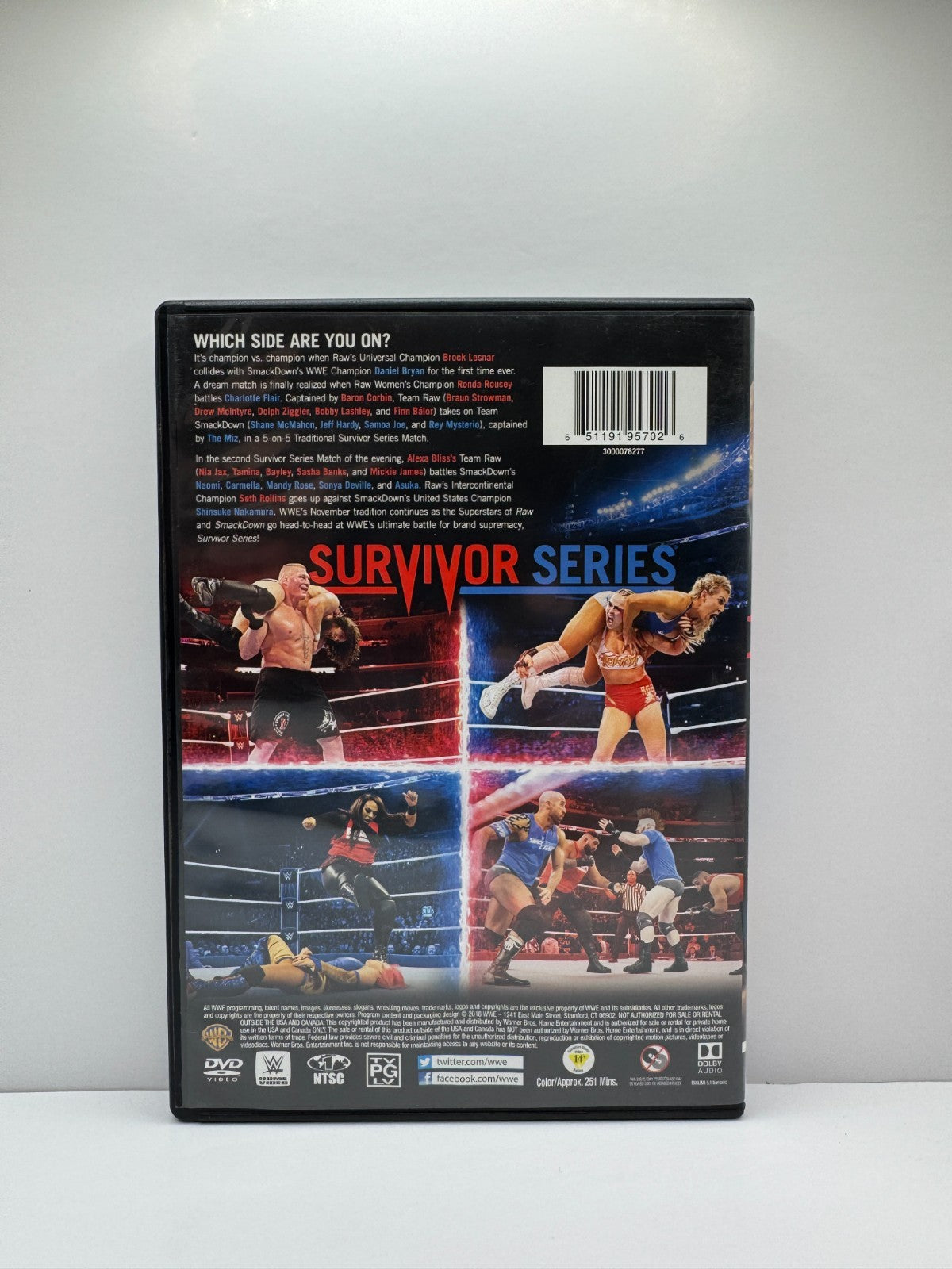 WWE: Survivor Series 2018 (DVD) WWE Wrestling