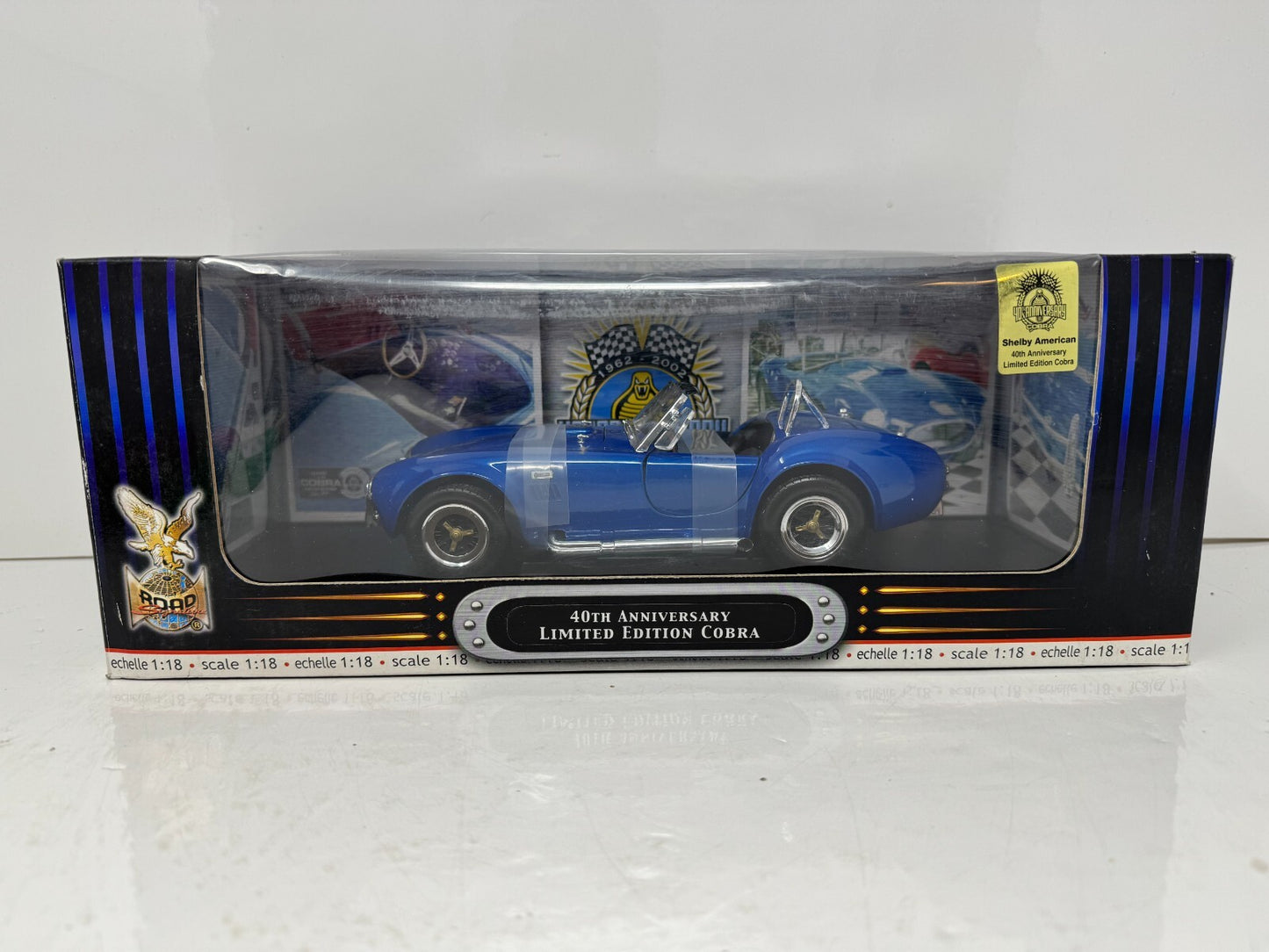 Yat Ming Road Signature 40th Anniversary 1964 Shelby Cobra 1:18 Diecast