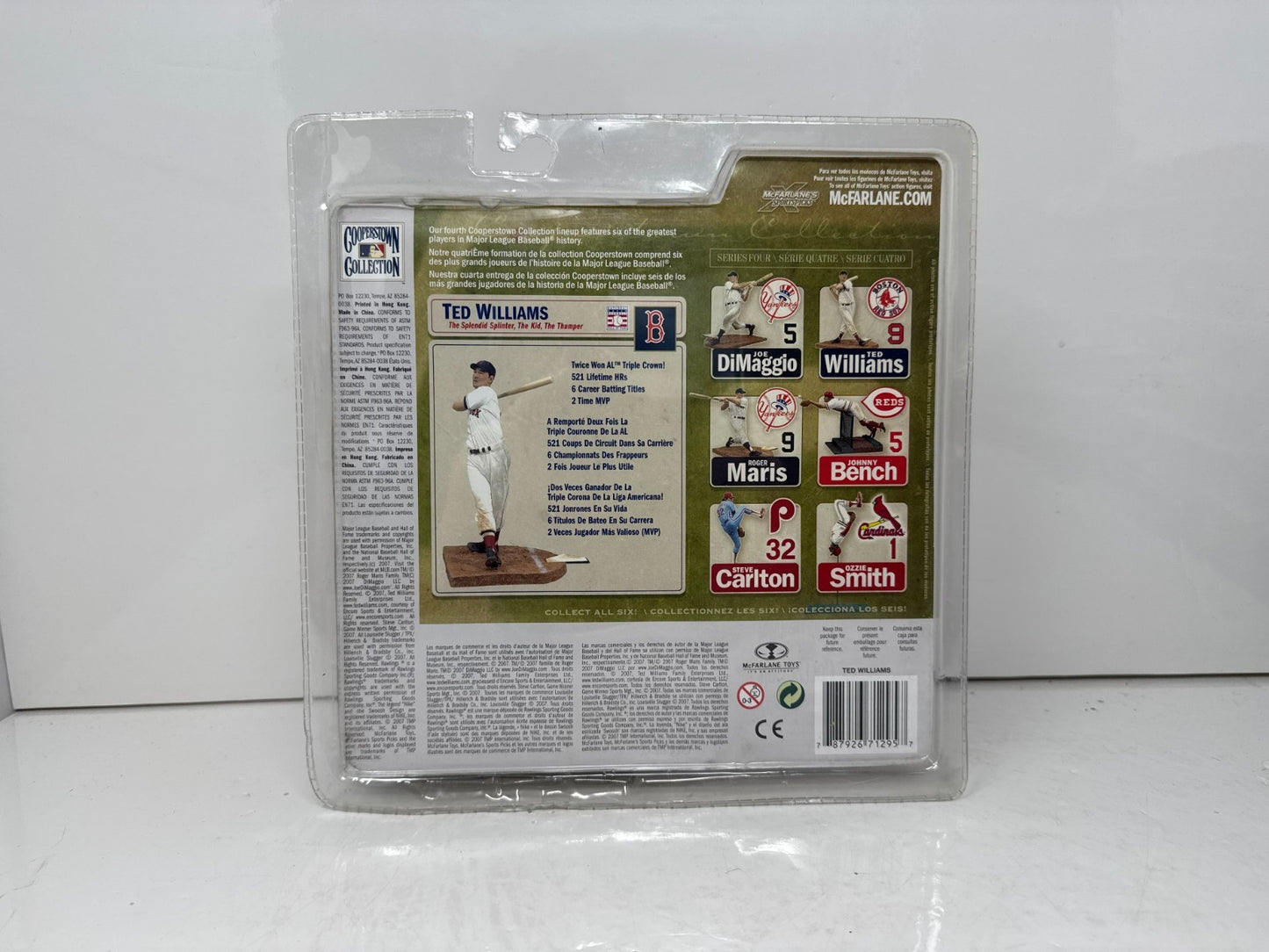 McFarlane MLB Ted Williams Boston Red Sox Cooperstown Collection Series 4 Figure