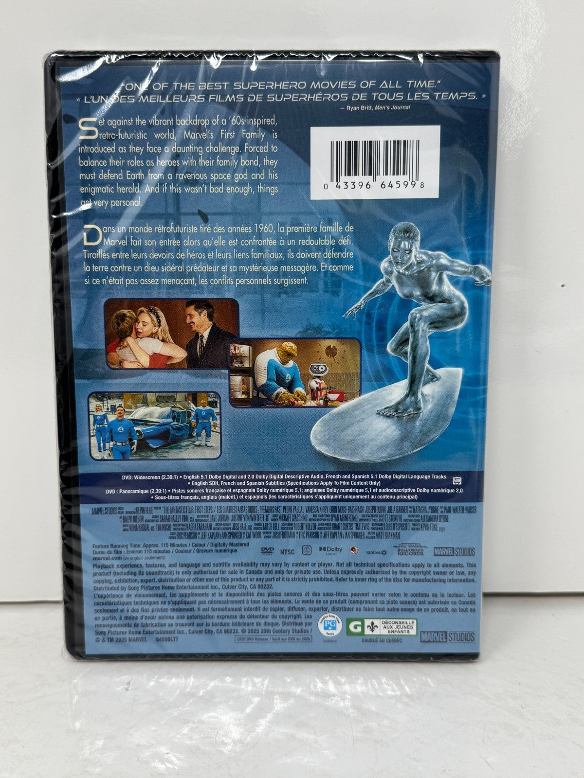 The Fantastic Four: First Steps (DVD) Pedro Pascal Marvel Sealed!!!