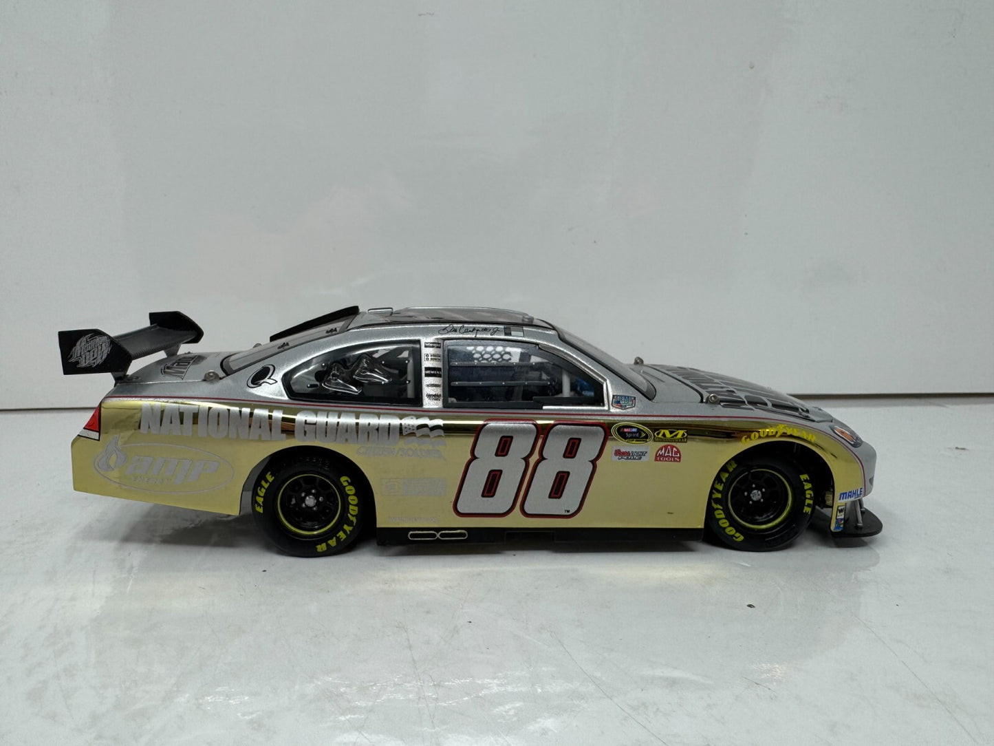 Motorsports Authentics Nascar #88 Dale Earnhardt Jr. Gold Chrome 1:24 Diecast